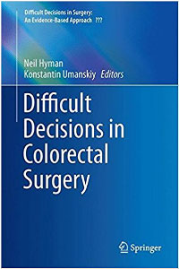 copertina di Difficult Decisions in Colorectal Surgery