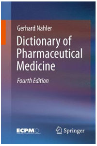 copertina di Dictionary of Pharmaceutical Medicine