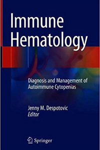 copertina di Immune Hematology: Diagnosis and Management of Autoimmune Cytopenias