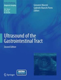 copertina di Ultrasound of the Gastrointestinal Tract - With contributions by numerous experts
