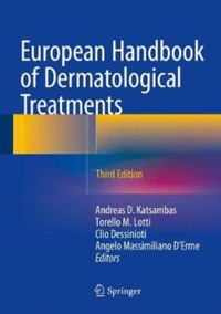 copertina di European Handbook of Dermatological Treatments