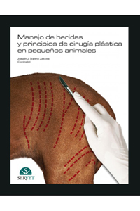 copertina di Manejo de heridas y principios de cirugia plastica en pequenos animales