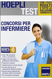 copertina di Concorsi per infermiere - Con i test risolti e tutte le soluzioni commentate