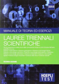 copertina di Hoepli Test - Manuale di teoria ed esercizi - Lauree triennali scientifiche