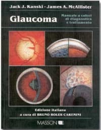 copertina di Glaucoma - Manuale a colori di diagnostica e trattamento
