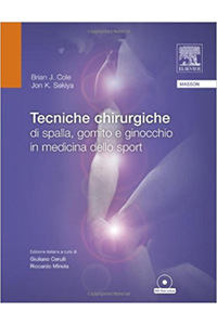 copertina di Tecniche chirurgiche di spalla, gomito e ginocchio in medicina dello sport - DVD ...
