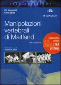 copertina di Manipolazioni vertebrali di Maitland