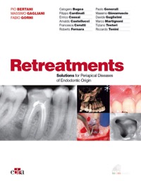 copertina di Retreatments . Solutions for periapical diseases of endodontic origin