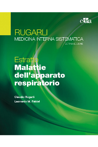 copertina di Malattie dell' apparato respiratorio - Rugarli Medicina interna sistematica - Estratto