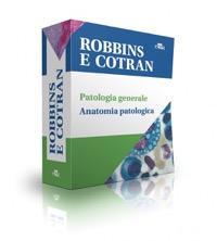 copertina di Cofanetto Robbins e Cotran - Le Basi Patologiche delle Malattie ( 2 Volumi ) + Test ...