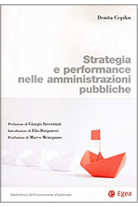 copertina di Strategia e performance nelle amministrazioni pubbliche