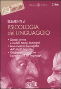 copertina di Elementi di psicologia del linguaggio