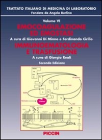 copertina di Trattato Italiano di Medicina di Laboratorio - Emocoagulazione ed emostasi - Immunoematologia ...