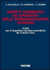 copertina di Aspetti normativi ed operativi delle sperimentazioni cliniche - Guida per le Segreterie ...