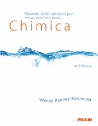 copertina di Manuale delle soluzioni agli esercizi per Whitten, Davis, Peck e Stanley' s Chimica