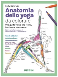 copertina di Anatomia dello yoga da colorare . Una guida visiva alla forma , funzione e movimento
