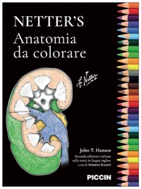 copertina di Netter ' s Anatomia da colorare