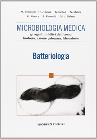 copertina di Batteriologia - Microbiologia medica - Gli agenti infettivi dell'uomo : biologia ...