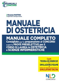 copertina di Manuale di Ostetricia - Consigliato per la preparazione ai Concorsi per le prove ...
