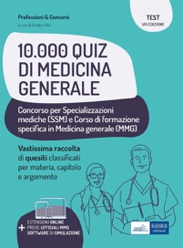 copertina di 10000 quiz di Medicina Generale ( SM Q1 ) - Per Specializzazioni Mediche e Medici ...
