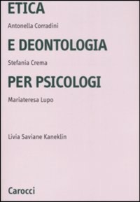 copertina di Etica e deontologia per psicologi