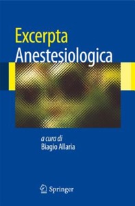 copertina di Excepta Anestesiologica