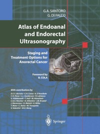 copertina di Atlas of endoanal and endorectal ultrasonography - Staging and Treatment Options ...