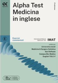 copertina di Alpha Test Medicina in Inglese Imat Esercizi commentati 2024 / 2025