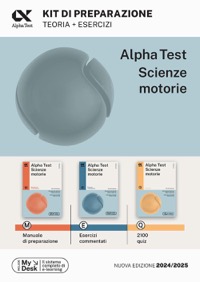 copertina di Alpha Test Scienze Motorie - Kit completo di preparazione - Teoria + Esercizi commentati ...