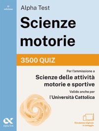 copertina di Alpha Test Scienze Motorie - 3500 quiz - Per l' ammissione a Scienze delle attività ...