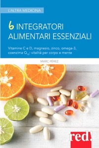 copertina di 6 integratori alimentari essenziali - Vitamine C e D, magnesio, zinco, omega - 3, ...