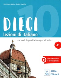 copertina di Dieci Lezioni di italiano - Corso di lingua italiana per stranieri - A1
