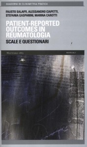 copertina di Patient - reported outcomes in reumatologia - Scale e questionari