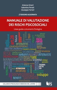 copertina di Manuale di valutazione dei rischi psicosociali - Linee guida e strumenti d' indagine