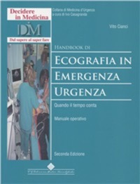 copertina di Handbook di Ecografia in Emergenza - Urgenza - Quando il tempo conta - Manuale operativo