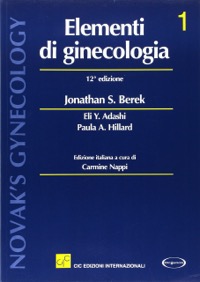 copertina di Novak 's ginecology - Elementi di ginecologia