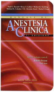 copertina di Manuale di anestesia clinica