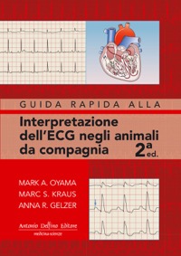 copertina di Guida rapida alla interpretazione dell' ECG negli animali da compagnia