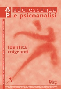 copertina di Adolescenza e psicoanalisi - Identità migranti 