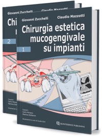 copertina di Chirurgia Estetica Mucogengivale su Impianti ( 2 Volumi con Cofanetto )