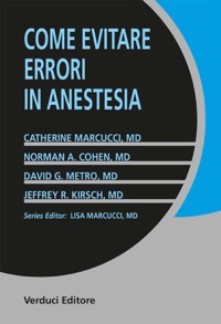 copertina di Come Evitare Errori in Anestesia