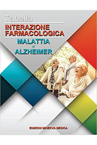copertina di Tabella Interazione farmacologica - Malattia di Alzheimer