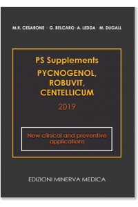 copertina di PS Supplements, PYCNOGENOL, ROBUVIT, CENTELLICUM 2019 - New clinical and preventive ...