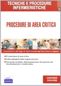 copertina di Tecniche e procedure infermieristiche - Procedure di Area Critica - DVD incluso
