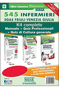 copertina di 545 Infermieri EGAS Friuli Venezia Giulia - Kit Completo di preparazione