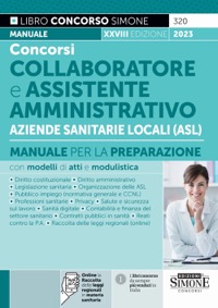 copertina di Concorsi Collaboratore e Assistente Amministrativo Aziende Sanitarie Locali ( ASL ...