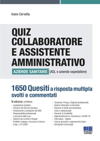 copertina di Quiz Collaboratore e Assistente Amministrativo Aziende Sanitarie ( ASL e aziende ...