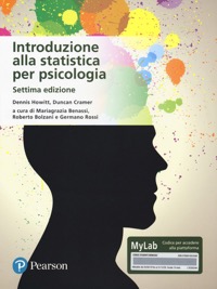 copertina di Introduzione alla statistica per psicologia ( con MyLab )