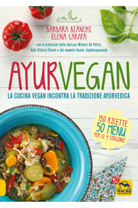 copertina di Ayurvegan - La cucina vegan incontra la tradizione ayurvedica