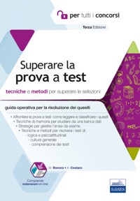 copertina di Superare la prova a test - Tecniche e metodi per superare le selezioni - Guida operativa ...